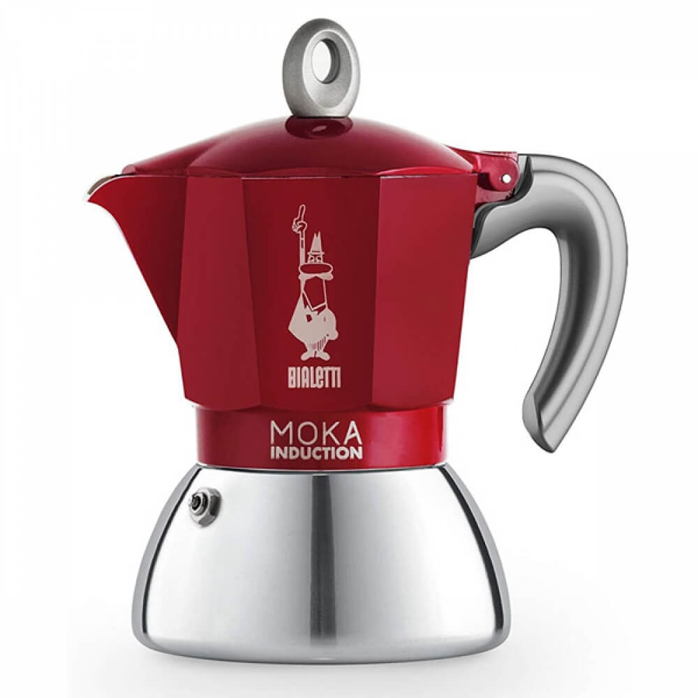 Bialetti Moka Induction Red 4 Cup