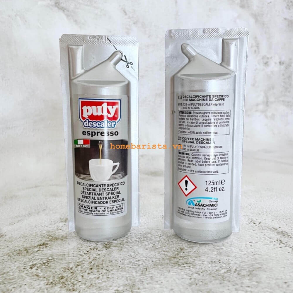 Dung dịch vệ sinh cặn canxi và sữa Puly Descaler Espresso - PLA9204